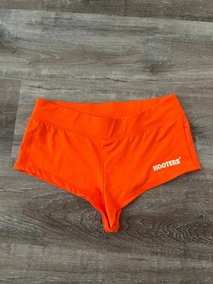 authentic hooters uniform bikini cut shorts size S good condition
