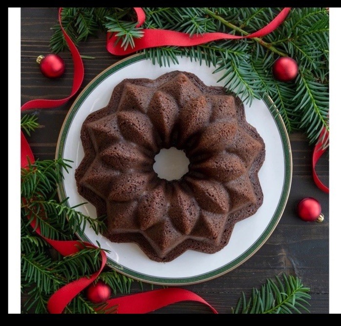 Pre-owned Vintage NORDIC WARE Star Bundt Pan Cake Mold Black Cast Aluminum