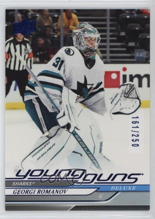 2024 Upper Deck Series 2 Young Guns Deluxe 161/250 Georgi Romanov #457 Rookie RC