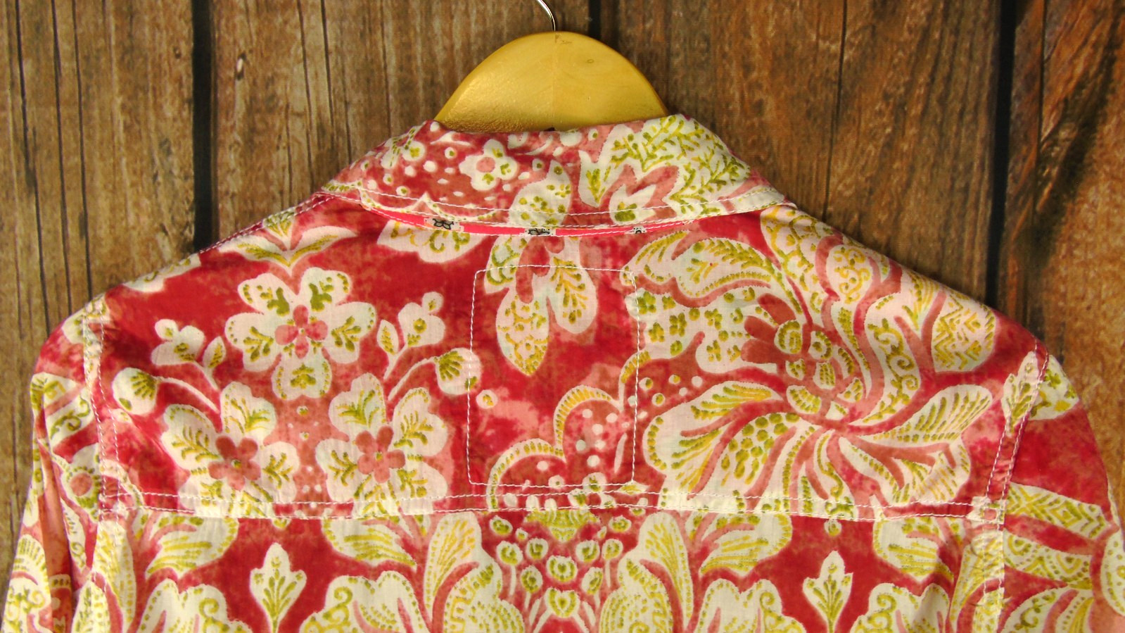 Cino Medium Floral Patterned Button Front Blouse … - image 6