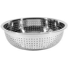 Town Food Service 31715 15 in. Stainless Steel Small Hole Chinese Style Colander