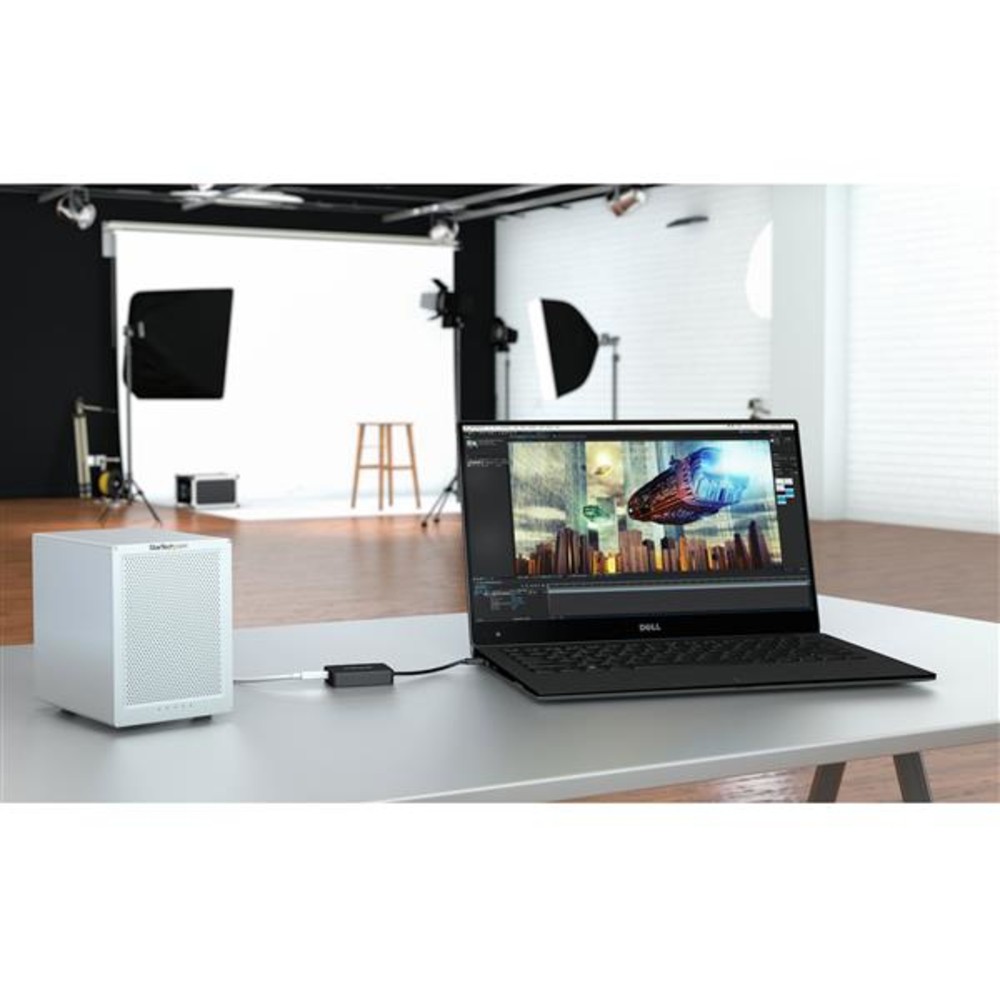 Adaptador Thunderbolt 3 a 2 TB2 Startech TBT3TBTADAP para laptop, pantallas y más, imagen 3