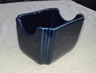 Retired Fiestaware Pottery Twilight Blue Ceramic Sugar Packet Holder Caddy