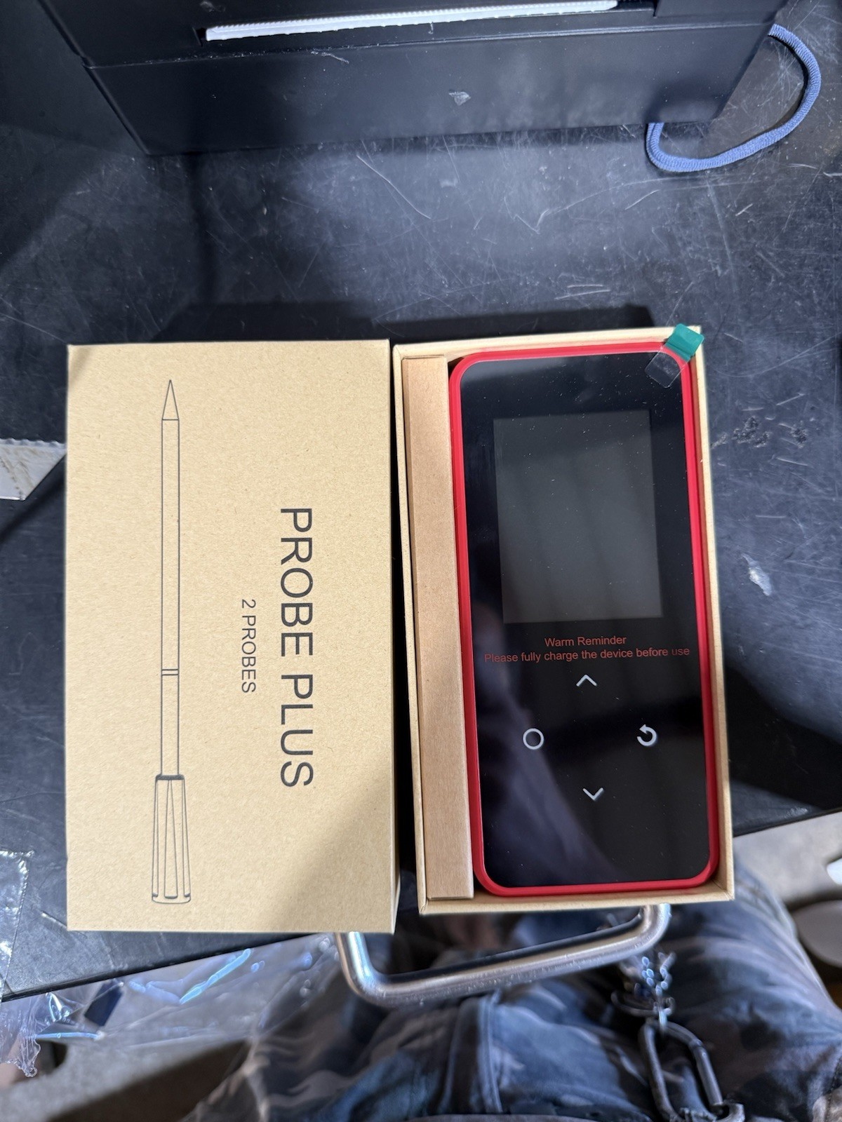 Meat Thermometer Wireless 2 P...1 Smoker. 2 Probes