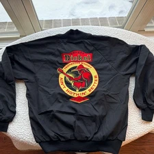 Rare George Dickel Tour Jacket Vintage 80’s  L Embroidered Ain’t Nothin’ Better