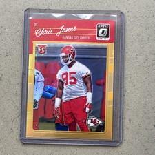 2016 Donruss Optic Chris Jones Orange Prizm /199 Rookie Card Chiefs RC All Pro