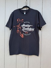 Harley-Davidson Men’s Large Black Motorcycle Graphic T-Shirt Made in USA