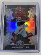 JUSTICE HAYNES wolverines 2025 Leaf Metal #97 Silver 140/149 (U2)