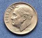 1955 Roosevelt Silver Dime ~ Philadelphia Mint ~ 90% Uncirculated