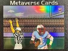 2025 Topps Chrome Football SSP Insert Tecmo Rookie RC Cam Ward #TECMO-16 CASEHIT