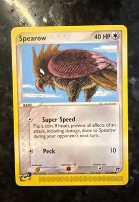 Pokemon Spearow 81/100 EX Sandstorm Card 2003 