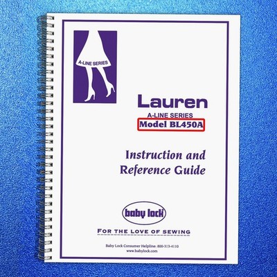 BABY LOCK BL450 Serger Instruction Manual - STEEL WIRE BIND - PROTECTIVE JACKET