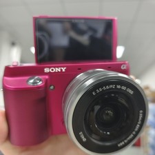 Sony NEX-F3 16.1MP Mirroless Digital Camera W/ 16-50mm Lens W/Accessories Pink