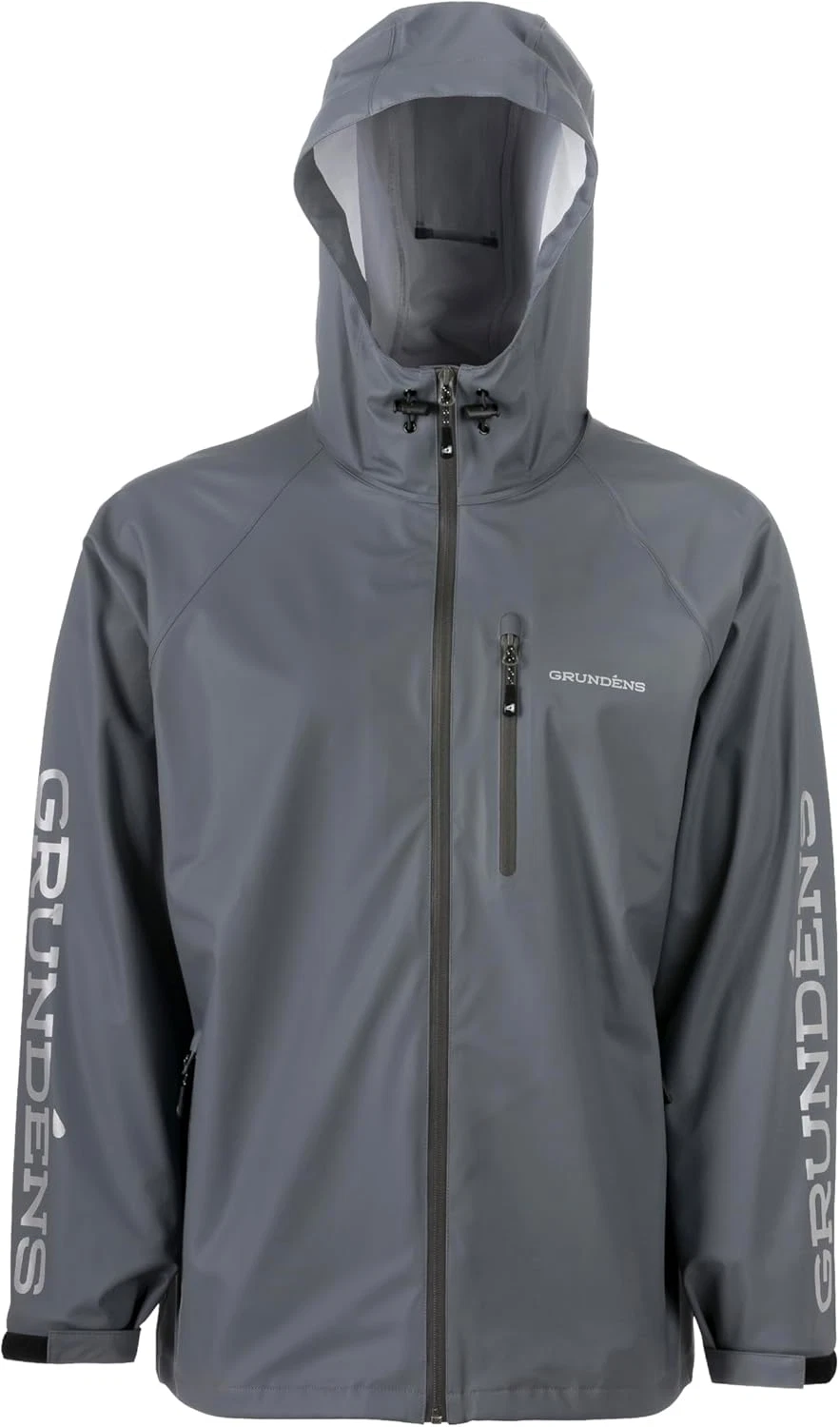 Grunden's Men's Tourney Hooded Waterproof Fishing Jacket - Lightweight & Packabl