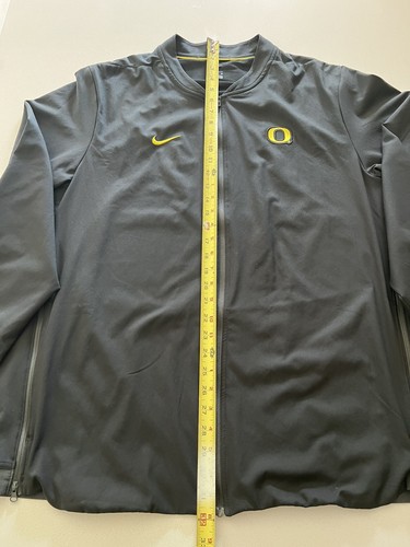 Nike Oregon Ducks Team Issued Zip Up Jacket Black XL - Picture 8 of 9