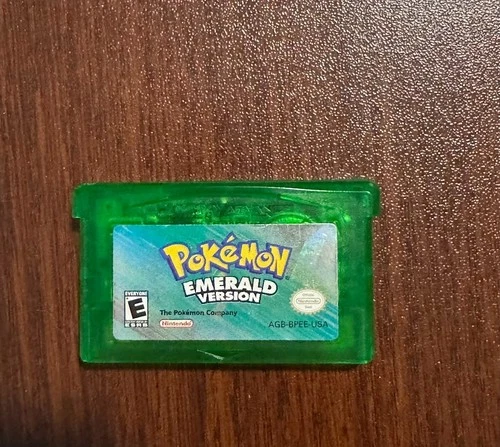 Pokemon Emerald (Nintendo Gameboy Advance, 2005) GBA Authentic New Battery Works