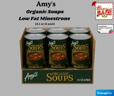 Amy's Organic Soups Low Fat Minestrone 14.1 oz (6 pack)