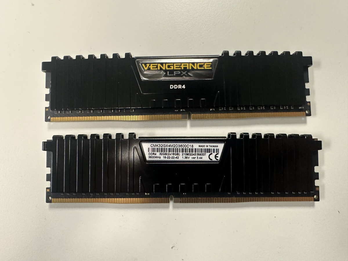 Corsair Vengeance LPX 32GB (2x16GB) RAM DDR4 3600MHz