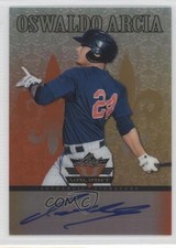 2012 Leaf Valiant Orange 87/99 Oswaldo Arcia #VA-OA1 Auto 0f8