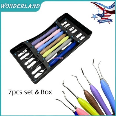 Dental Aesthetic Resin Filling Restorative Tools Composite Filler Spatulas Set
