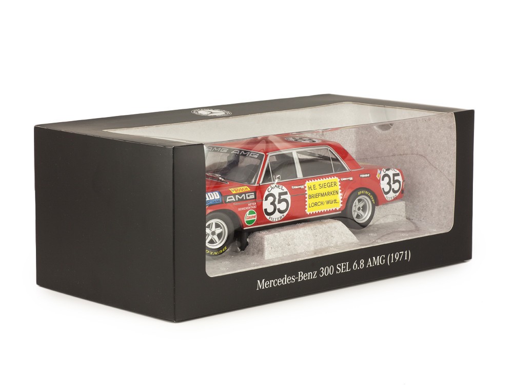 Mercedes 300 SEL 6.8 AMG 1:18 Minichamps finition prestige