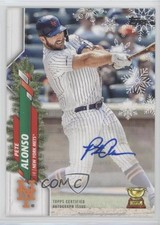 2020 Topps Holiday WalMart Mega Box Auto /80 Pete Alonso #HWA-PA Auto 0wq