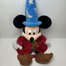 Sorcerer Mickey Mouse Apprentice Plush 22" Disney Store Exclusive Fantasia
