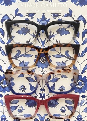 4 Adult Vince Camuto Quality Readers Reading Glasses