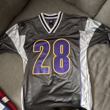 NFL Team Apparel Minnesota Vikings Adrian Peterson #28 Jersey M Black Purple