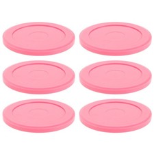 6 Pcs Pneumatic Hockey Blade Plastic Ice Pucks Ground Competition