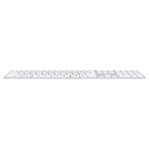 Apple MK2C3LL/A Magic Keyboard with Touch ID and Numeric Keypad - White Keys - Image 2 of 4