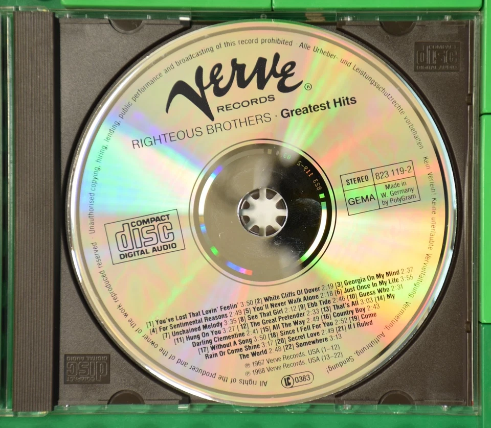 The Righteous Brothers - Greatest Hits - Verve - CD - Bild 2 von 4