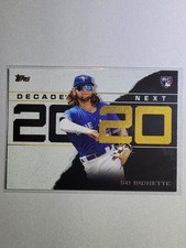 2020 Topps Bo Bichette #DN-13 RC Decades Next Insert Blue Jays