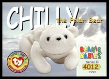 1999 Beanie Babies Series 2 Chilly the Polar Bear #161