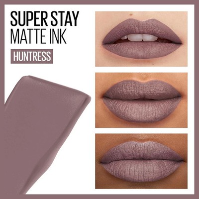 Maybelline Superstay Matte Ink Liquid Lipstick 90 Huntress,muted grey purple  