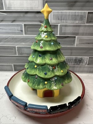 2004 Hallmark Cards Polar Express Christmas Tree Candy/Cookie Jar Warner Bros