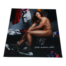Hilary Knight Team USA 2018 Olympic Gold ESPN BODY ISSUE Autographed 16X20