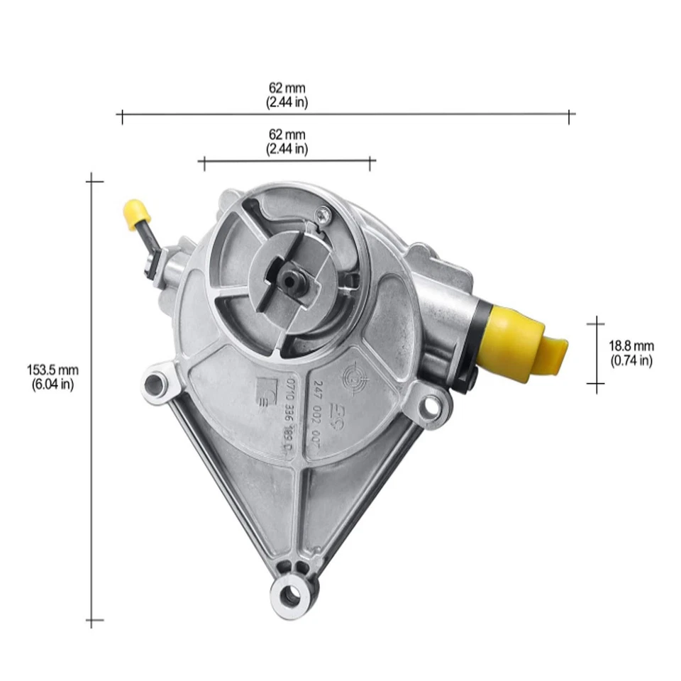 PIERBURG Vacuum pump For BMW 320i 520i 528i X3 Z4 N20 11667640279 - Imagen 3 de 4
