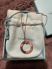 Tiffany & Co. Sterling Silver Necklace With Circle Pendant