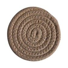 Napperon rond tissé, tapis de Table de ferme pour la décoration de la maison