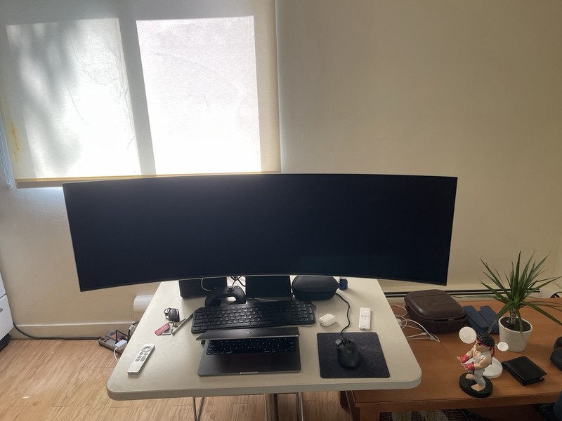 Samsung Odyssey G9 G95SC 49" DQHD OLED Curved Smart Gaming Monitor - Silver