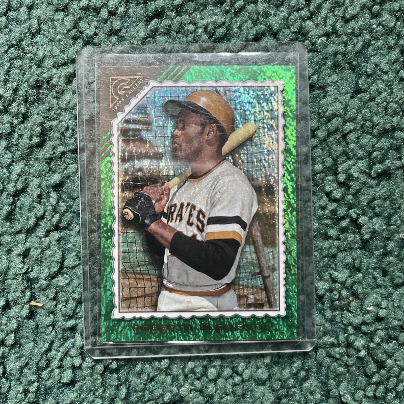2022 Topps Gallery - Roberto Clemente #6 Green Pattern /99