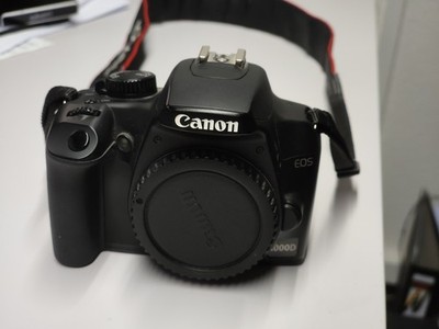 Canon EOS 1000D 10,1MP DSLR-Kamera - Schwarz (Nur Gehäuse)