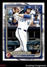 2024 Bowman Draft #BD8 Jac Caglianone 1ST ROOKIE ROYALS