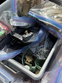 Giant bin of LEGO Harry Potter 15 Sets Hogwarts Castle and more