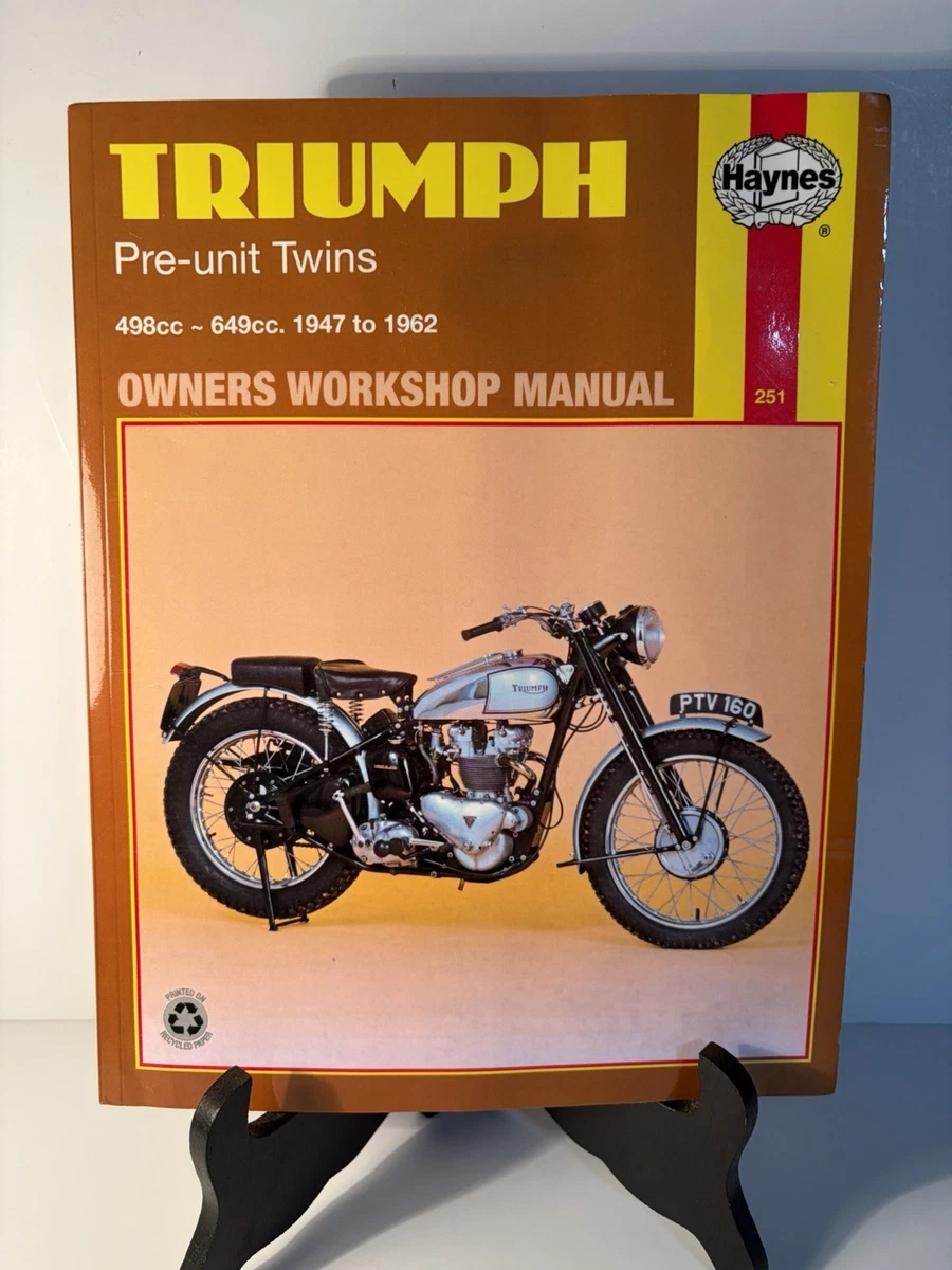 Triumph Motorcycle Service & Repair Manuals for sale | eBay
