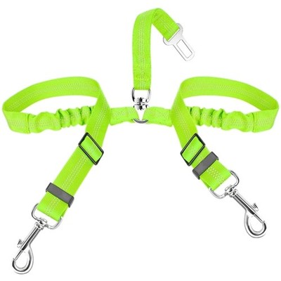 Hundegurt Auto 2 in 1 verstellbar reflektierend elastisch Sicherheit Reisen Maße