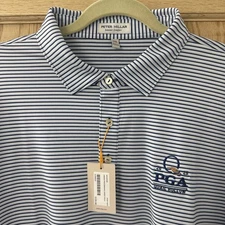 Peter Millar Crown Sport Linden Polo 2025 PGA Championship Quail Hollow $120