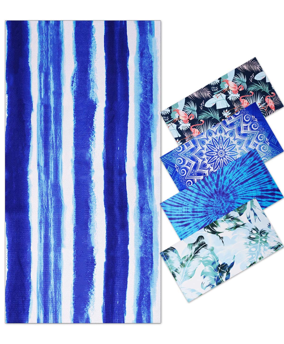 36 X 72 In Soft Extra Large Big Pool Swim Towels For