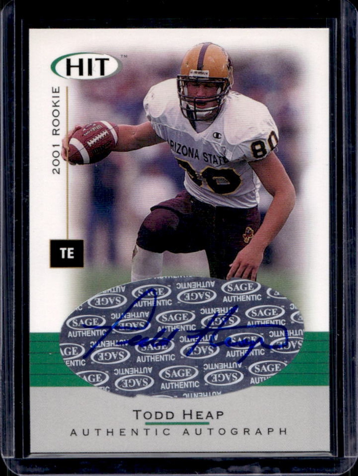 Todd Heap SA-GE Hit Autographs #A35 Base
